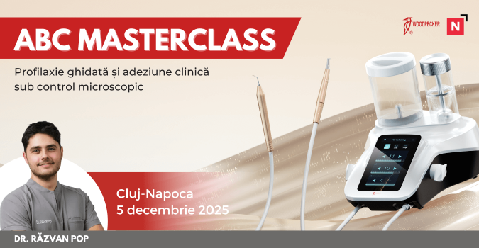 Curs – ABC Masterclass – Profilaxie ghidată și adeziune clinică sub control microscopic Curs - ABC Masterclass – Profilaxie ghidată și adeziune clinică sub control microscopic
